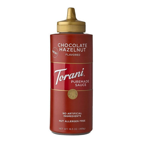 Torani, Chocolate Hazelnut Sauce, 16.5 Oz(Case Of 4)
