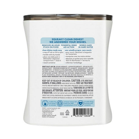 Method Home Care, Dishwasher Packs Free And Clear, 30 Count(Case Of 4)