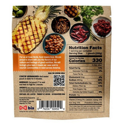 Casa Verde, Garbanzos Al Pastor, 8.81 Oz(Case Of 6)