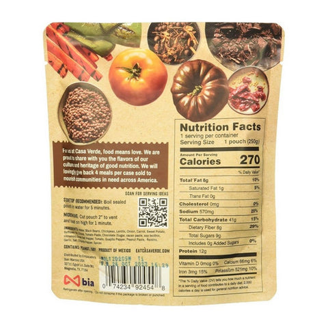 Casa Verde, Lentil Mole, 8.81 Oz(Case Of 6)