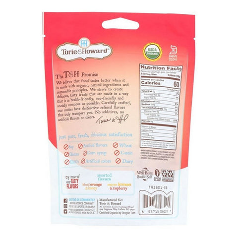 Torie & Howard, Organic Howard Pomegranate Nectarine, 3.5 Oz(Case Of 6)