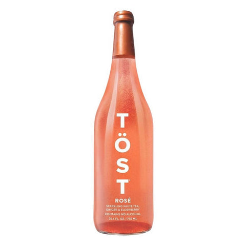 Tost, Rose Sparkling White Tea, 25.4 Oz(Case Of 12)