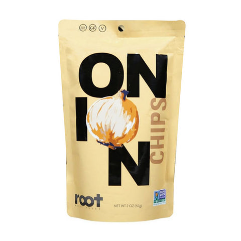 Root Foods, Onion Chips Sea Salt, 2 Oz(Case Of 6)