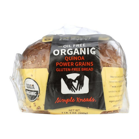Simple Kneads, Organic Quinoa Power Grains Bread, 21 Oz(Case Of 6)