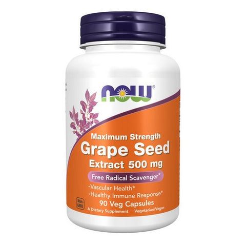 Now Foods, Grape Seed Extract, 500 mg, 90 VegCaps