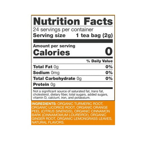 Now Foods, Turmeric Ginger Organic Tea, 24 Bags