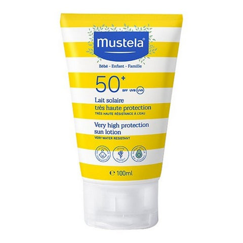 Mustela, Very High Protection SPF 50 Baby Sun Lotion, 3.38 Oz