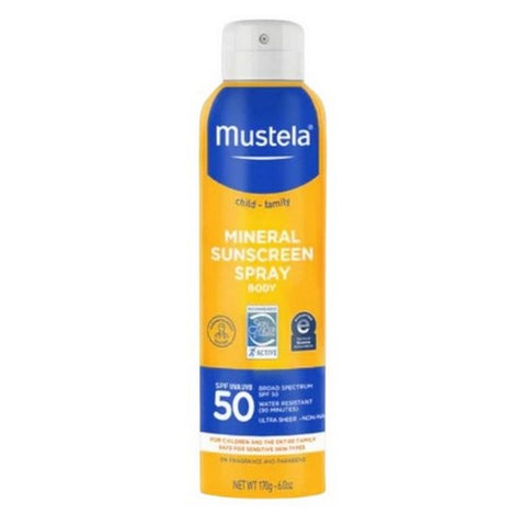 Mustela, Baby Mineral SPF 50 Sunscreen Body Spray, .6 Oz