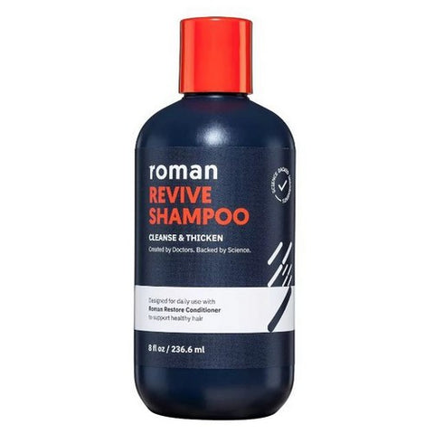 Roman, Revive Shampoo Cleanse And Thicken, 8 Oz