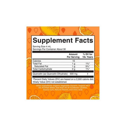 MaryRuth's, Organic Quercetin Liquid Drops, Lemon, 4 Oz