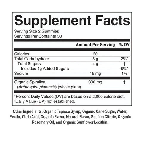 MaryRuth's, Spirulina Strawberry Lemonade, 60 Gummies