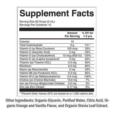 MaryRuth's, Toddler Multivitamin With Iron, 1 Oz