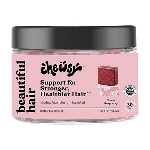 Chewsy, Beautiful Hair Sweet Raspberry, 30 Soft Chews