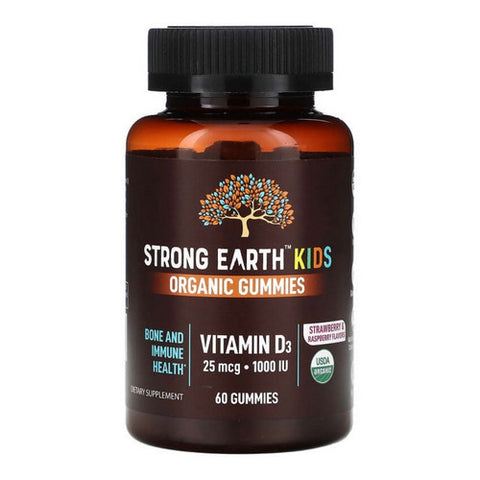Yum-V's, Organiv Vitamin D3 Strawberry, 60 Gummies