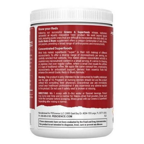 Pescience, Exotic Reds And Blues, 5.89 Oz