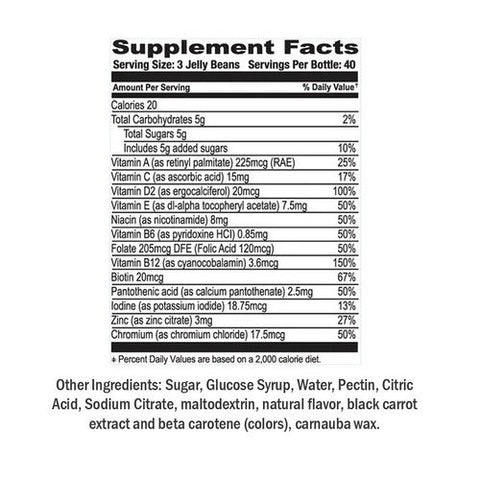 Human Beanz, Multivitamin Berry Blast, 120 Count Human Beanz