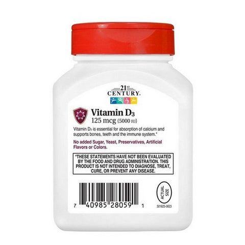 21st Century, Vitamin 400 IU, 125 Mcg, 110 Softgels