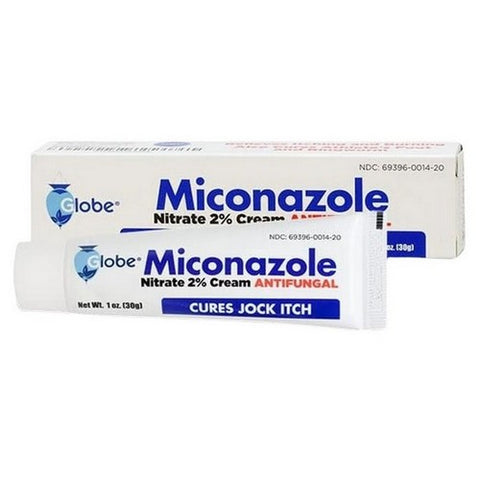 Globe, Miconazole 2% Antifungal Cream, 30 Grams
