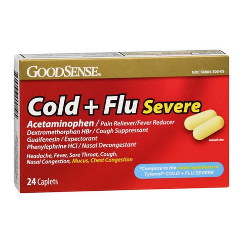 Cold And Flu Severe 24 Caps by Perrigo Direct