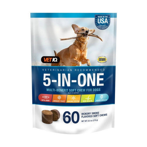 Delightibles, 5-In-1 Multi Benefit Soft Chews For Dogs, 60 Count