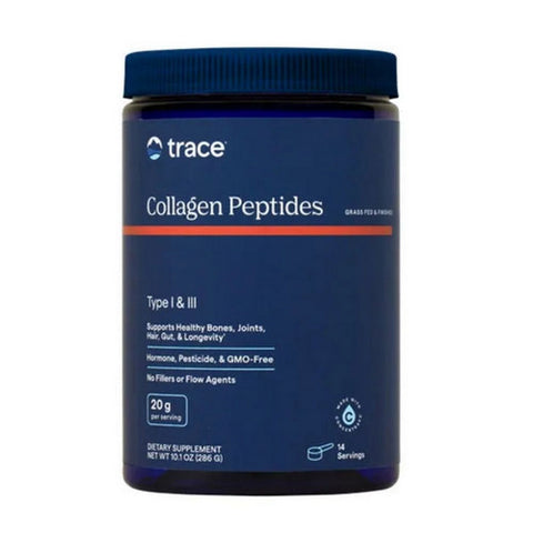 Trace Minerals, Collagen Peptides Type I & III Unflavored, 571 Grams