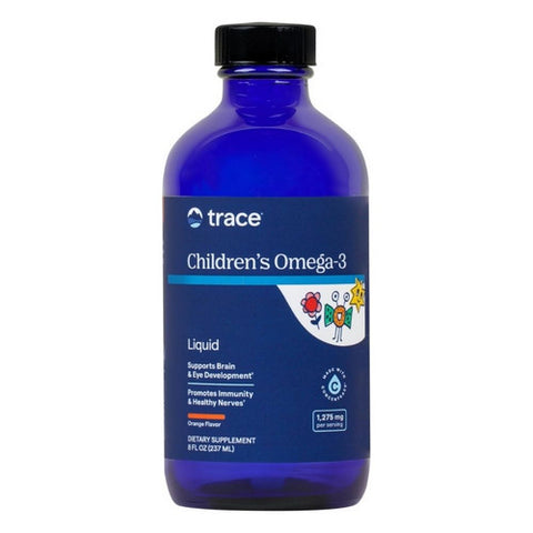 Trace Minerals, Children's Liquid Omega-3 Orange Flavor, 1,492 mg, 8 Oz