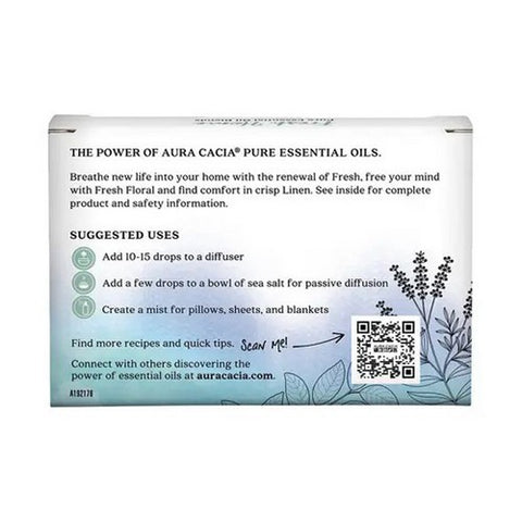 Aura Cacia, Fresh Home Essential Oil Kit, 1 Count