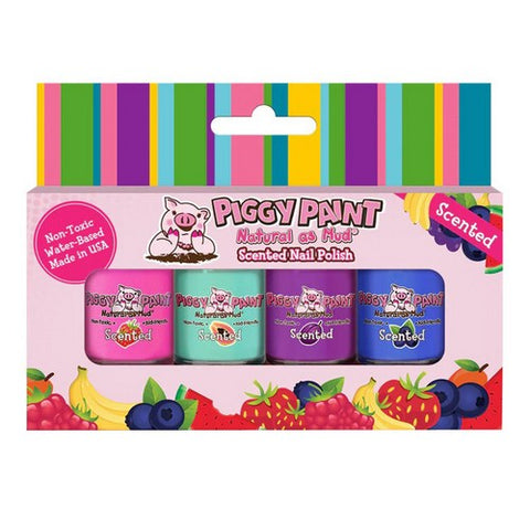 Piggy Paint, Fruity Scented Nail Polish Gift Set, 1 Count