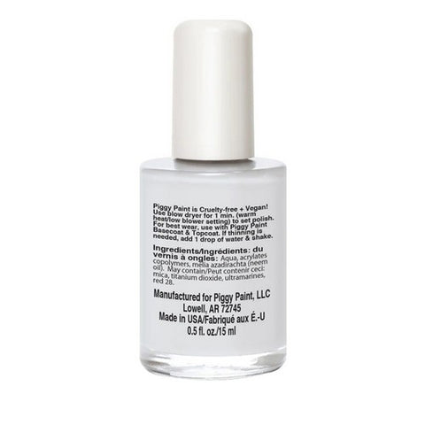 Piggy Paint, Snow Bunnys Perfect Nail Polish, .5 Oz