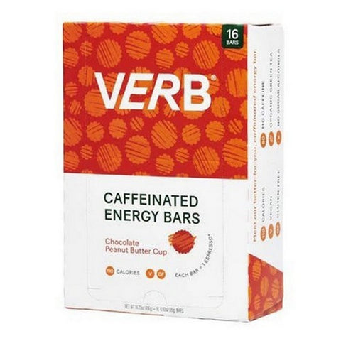 The Humble Co, Chocolate Peanut Butter Cup Caffeinated Energy Bar, 16 Count