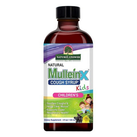 The Humble Co, Kids Natural Mullein-X Cough Syrup Alcohol Free, 4 Oz