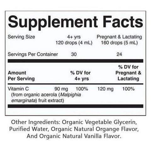 MaryRuth's, Organic Orange Vanilla Vitamin C Liquid Drops, 1 Oz MaryRuth's