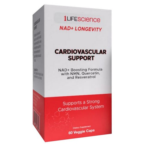 NAD Plus Cardiovascular Support NMN 60 Vegan Capsules by 1Lifescience