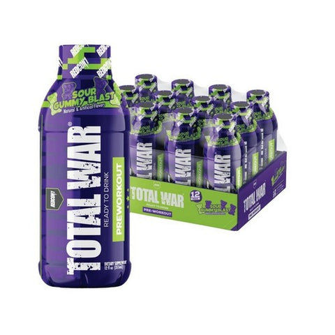 RedCon1 Total War Sour Gummy Bear 12 Count by JST WRK Energy