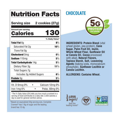 Lenny And Larry's, The Complete Cremes Chocolate, 12 Count