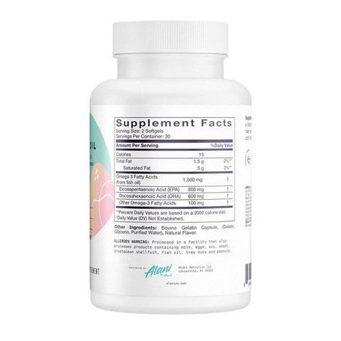 Alani Nu, Alani Nu Fish Oil, 60 Softgels Alani Nu