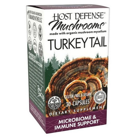 Host Defense, Turkey Tail Capsules, 30 Count