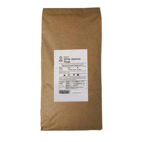 Lotus Foods, Lotus Foods Organic Jasmine Rice, 25 Lbs