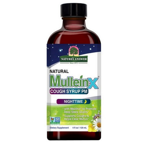 Nature's Answer, Mullein-X PM Nighttime Formula With Maizinol, 4 Oz