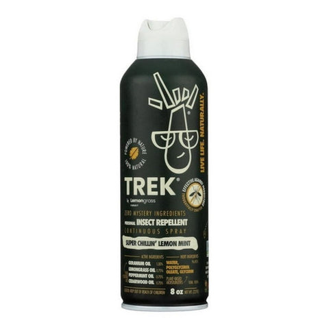 Natural Lemongrass Farms Trek Insect Repellent 8 Oz by Lemongrass Farms