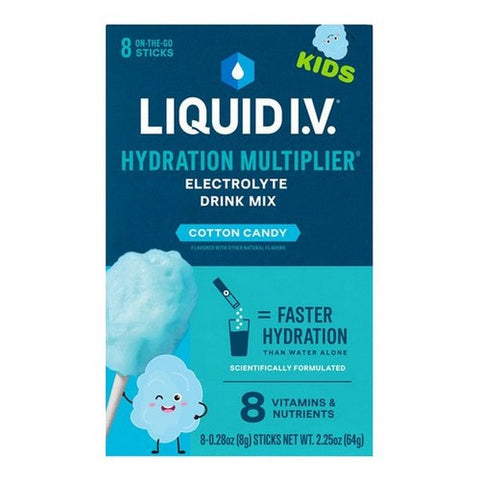 Liquid I.V, Kids Cotton Candy, 8 Count