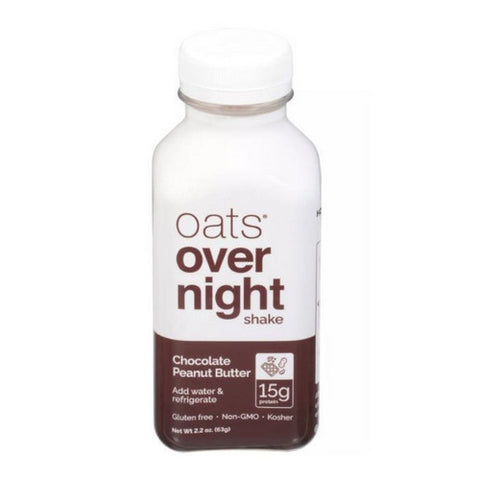 Oats Over Night, Shake Chocolate Peanut Butter, 2.2 Oz (Case Of 5)