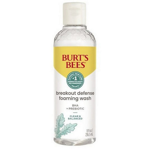 Burts Bees, Clear Balanced Foaming Face Wash, 8 Oz x (Case Of 3)