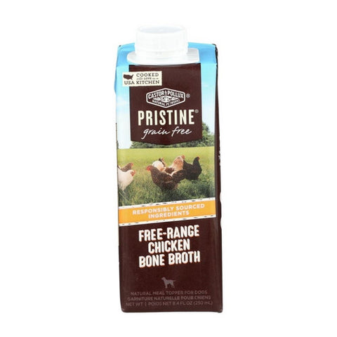 Dog Broth Chicken Bone 8.4 Oz (Case of 24) by Castor & Pollux