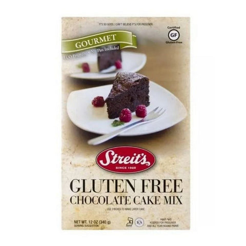 Streits, All Natural Chocolate Cake Mix Gluten Free, 12 Oz (Case Of 12)