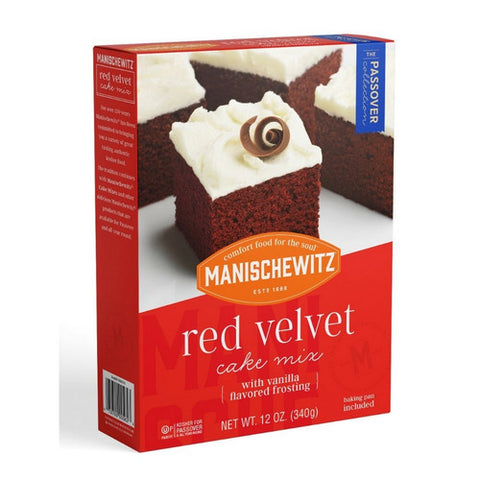 Manischewitz, Red Velvet Cake Mix, 12 Oz (Case Of 12)
