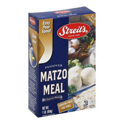 Streits, Passover Matzo Meal, 1 Lb (Case Of 12)
