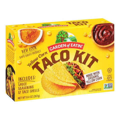 Yellow Corn Taco Kit 9.4 Oz (Case Of 12) by Garden Of Eatin