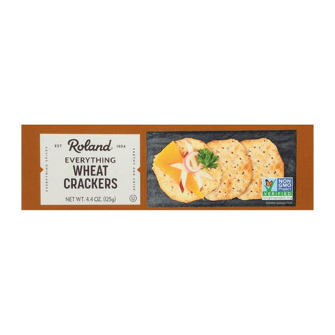 Roland, Whole Wheat Crackers, 4.4 Oz (Case Of 12)