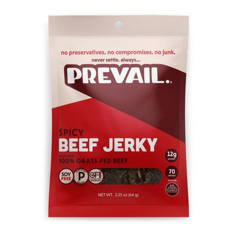 Prevail, Prevail Spicy Beef Jerky, 2.25 Oz (Case of 8)